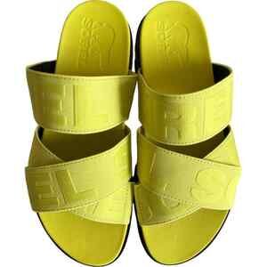 Sorel Women's Yellow Slide Sandals
